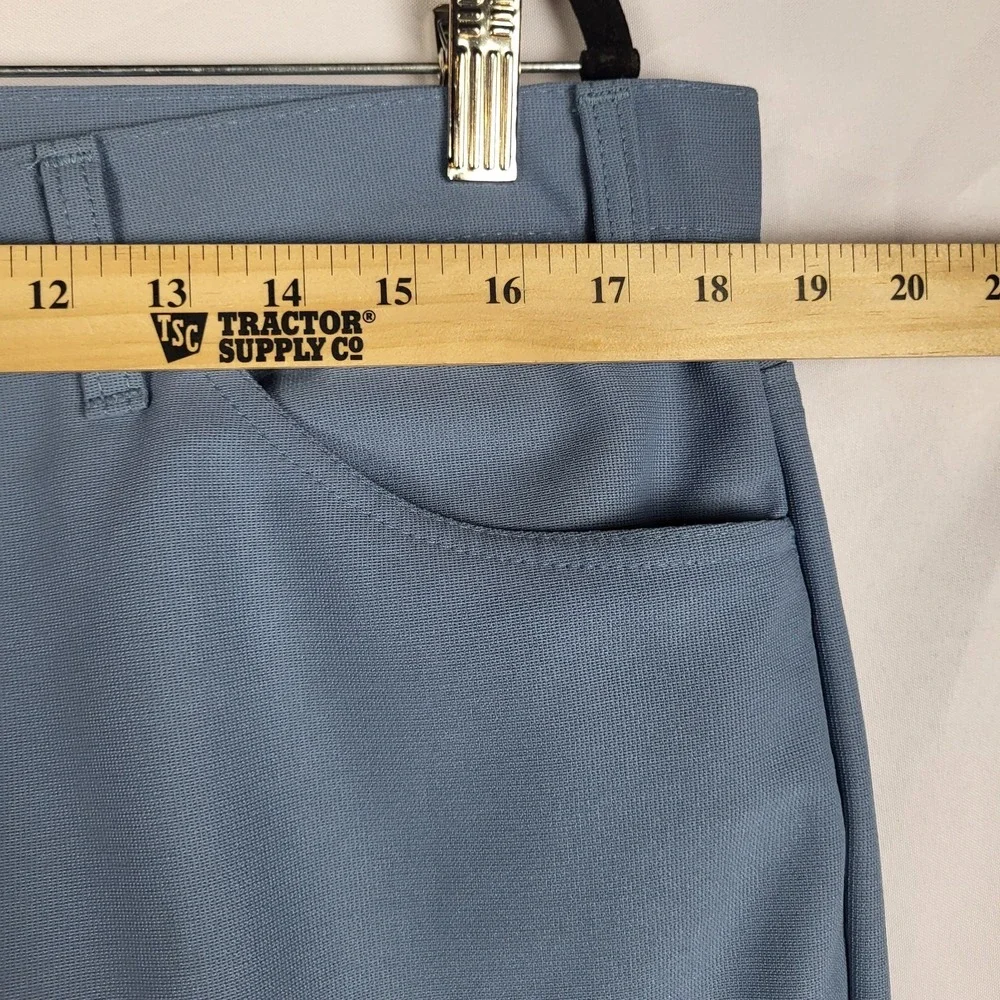 Vintage Levis Polyester Pants Mens 36x30 Blue 70s Western‎ Rockabilly Hippie